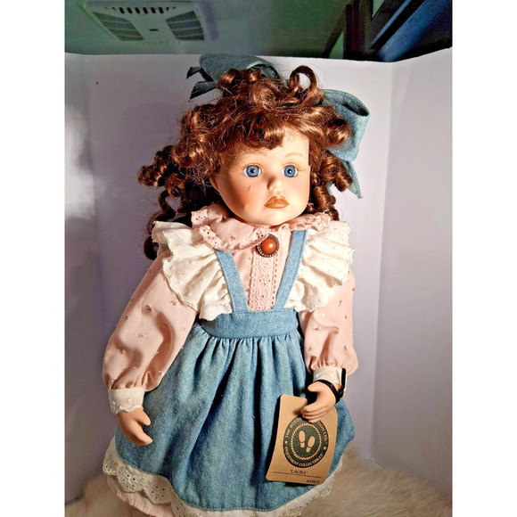 1985 A Boots Tyner Design Boyds Bears Laura First Day Of School 16ins Tall. - Picture 3 of 9